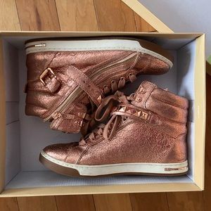 Michael Kors Bronze studded high top